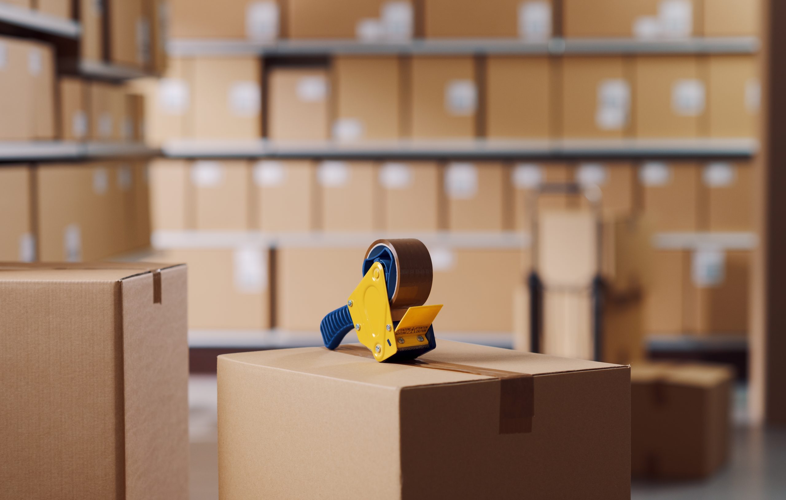 Distribution,Warehouse,Interior,With,Many,Delivery,Boxes,,Logistics,And,Shipping